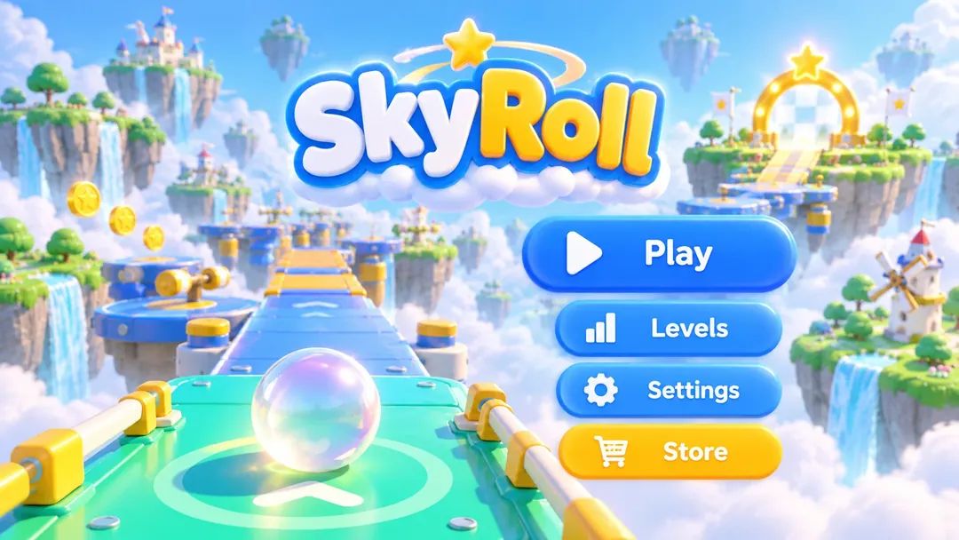 Concept art: Early menu. Not gameplay.